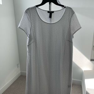 Style & Co white lined dress size 16